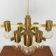 Lustre italien de laiton