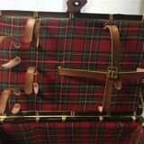 Vintage bamboo suitcase