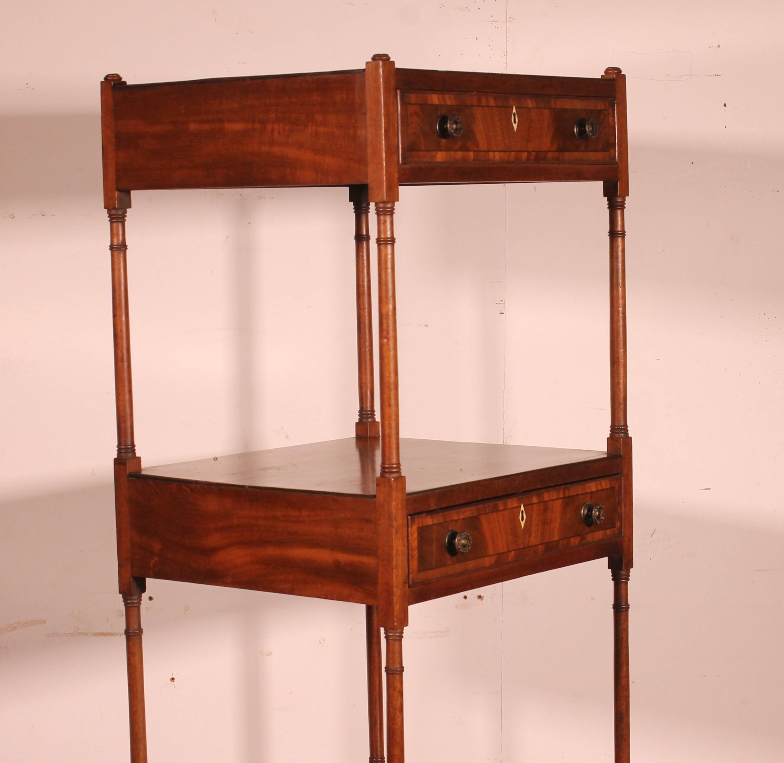 mahogany whatnot shelf circa 1800 George III period