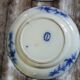 8 very old flat plates made of ironstone
