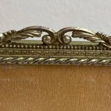 Italian gold metal frame on stand