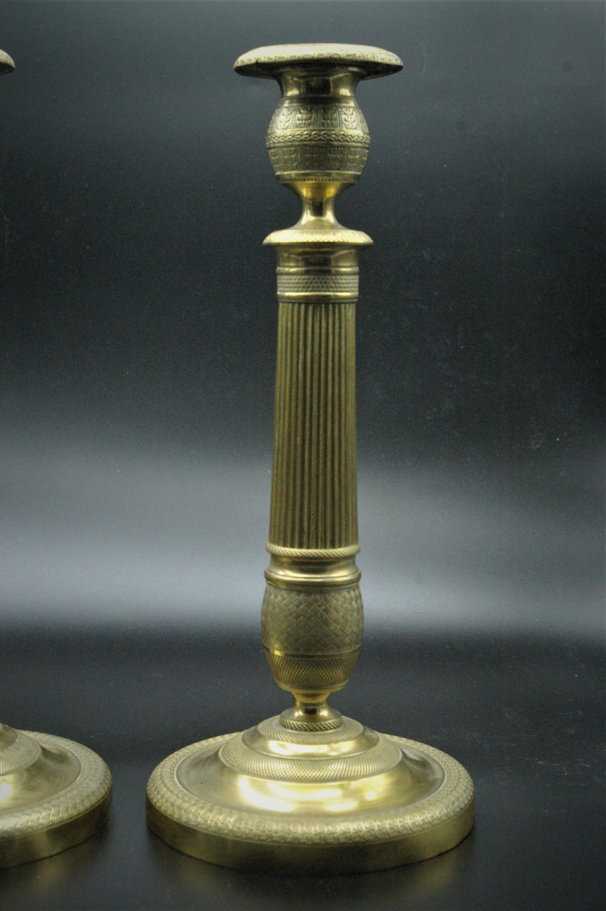 Candleholders in brass