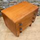 Vintage chest of drawers with leather handles – 1950s/60s