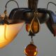 Lustre Art déco par Paavo Tynell pour Taito Oy, Finlande, années 1930