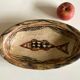 Berber terracotta centerpiece with ancient fish circa 1950