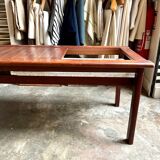 Teak and terrazzo coffee table by Averskogs Möbelfabrik, Sweden 1966