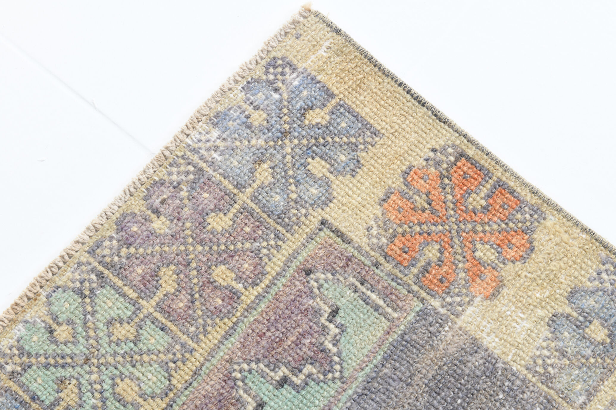 2x8 persian vintage runner rug, 81x252cm