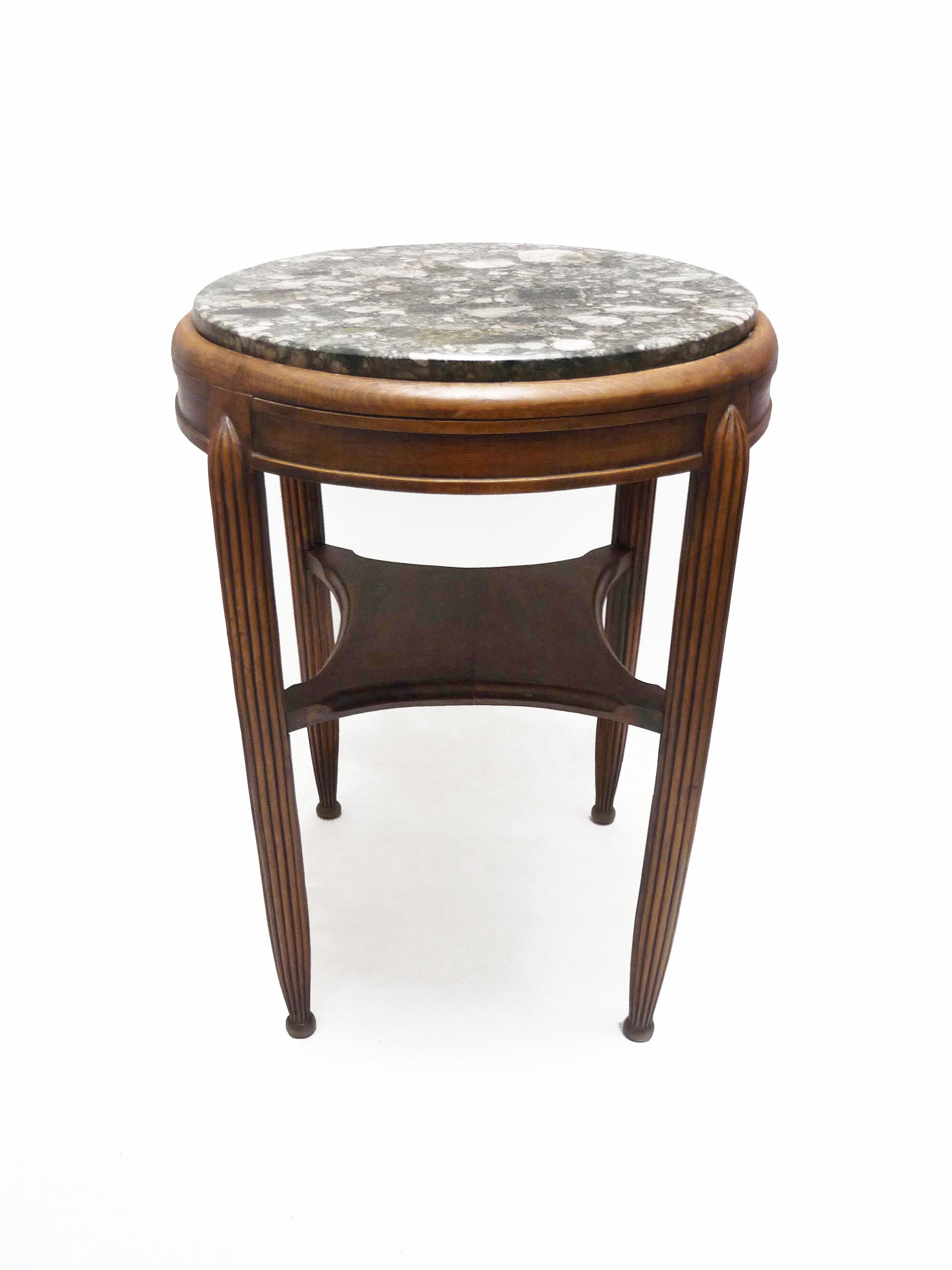 Art Deco Pedestal Table in Walnut, 1930 era