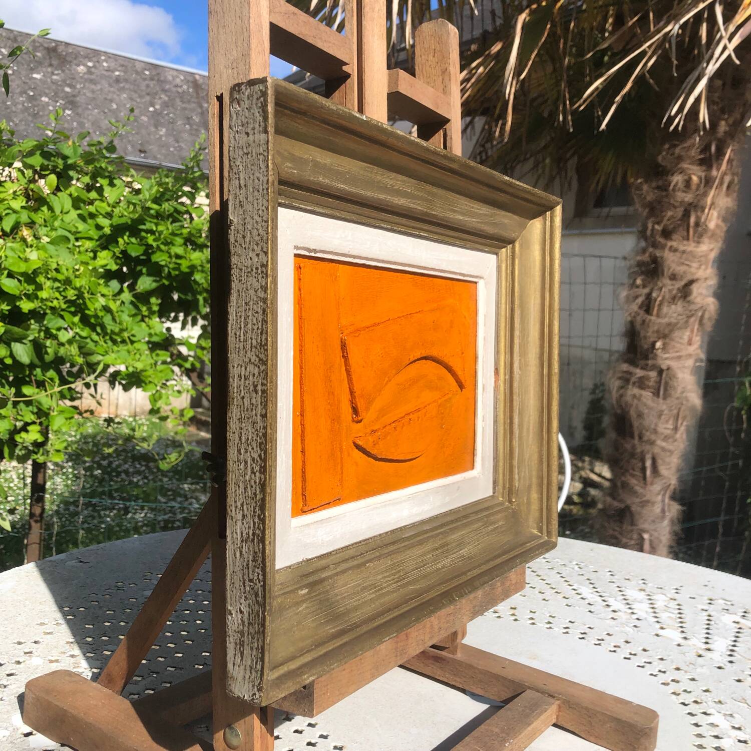 Monochrome painting