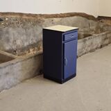 Small Mado kitchen unit from 1960 repainted in Sèvres blue
