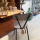 Chaise vintage pied de poule