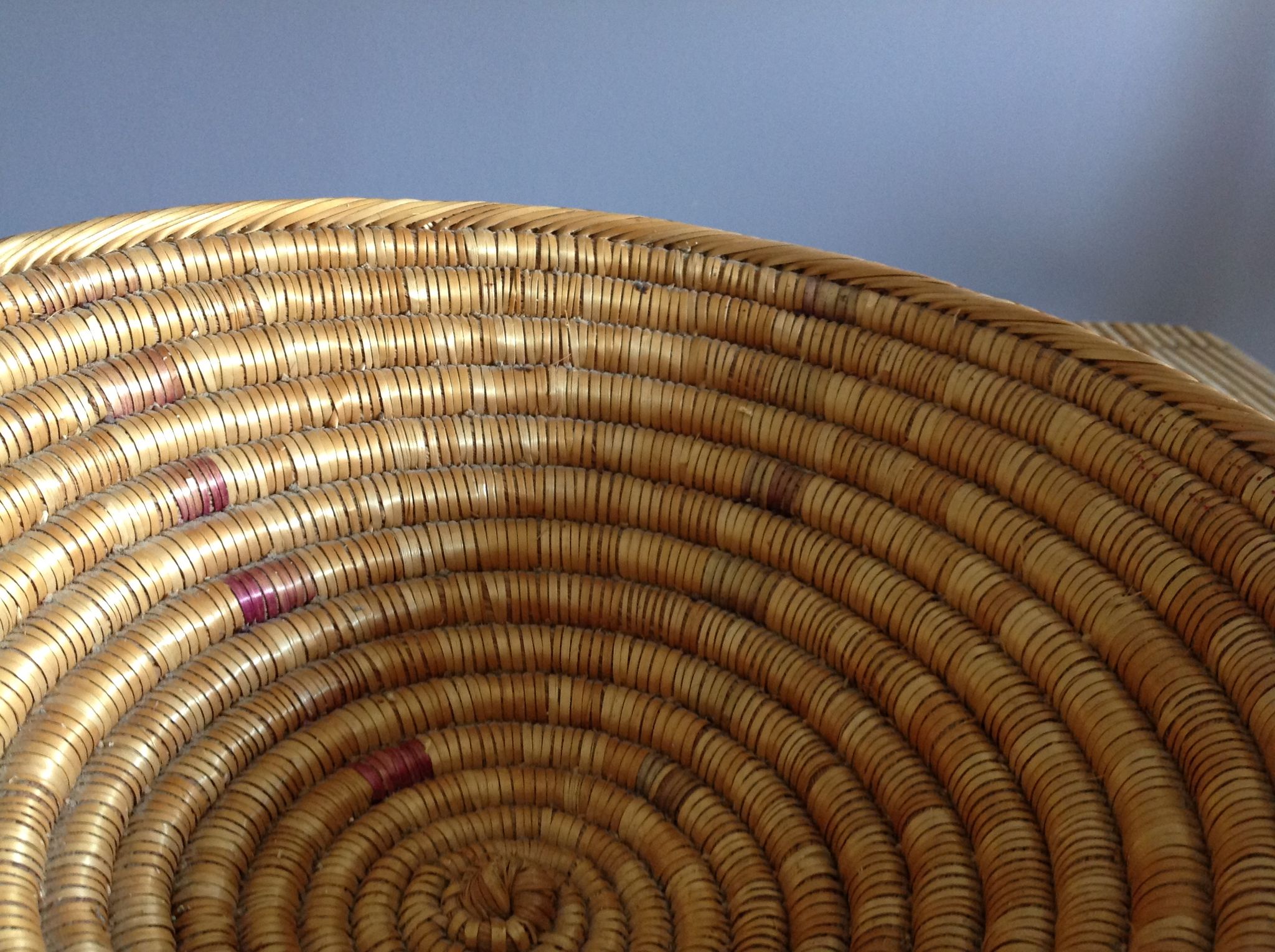 Corbeille en paille