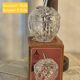 Vintage crystal apple candy box