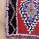 Moroccan carpet Boucherouite colored - 88 x 209 cm
