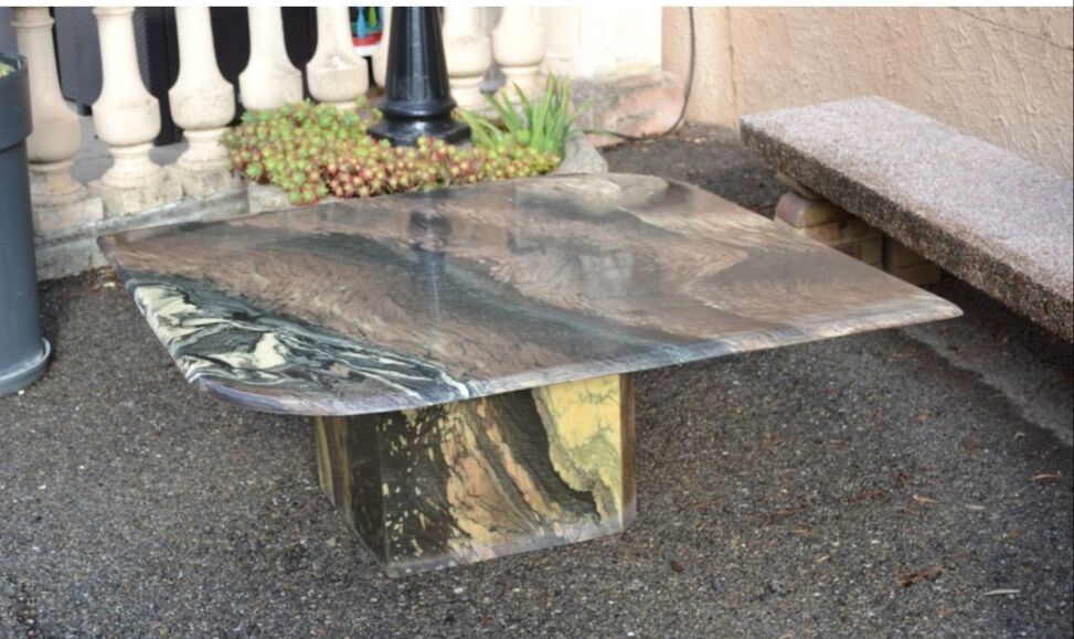 Large marble table 70s
