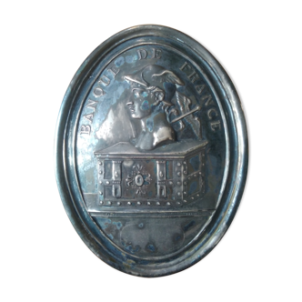 Bank of France second empire business plate