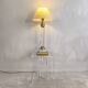 Elegant column lamp signed "Le Dauphin" vintage 70s/80s.