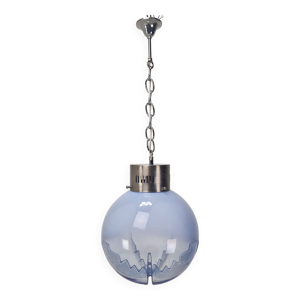 lustre globe en verre