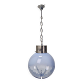 Lustre globe en verre de Murano italien, années 1970