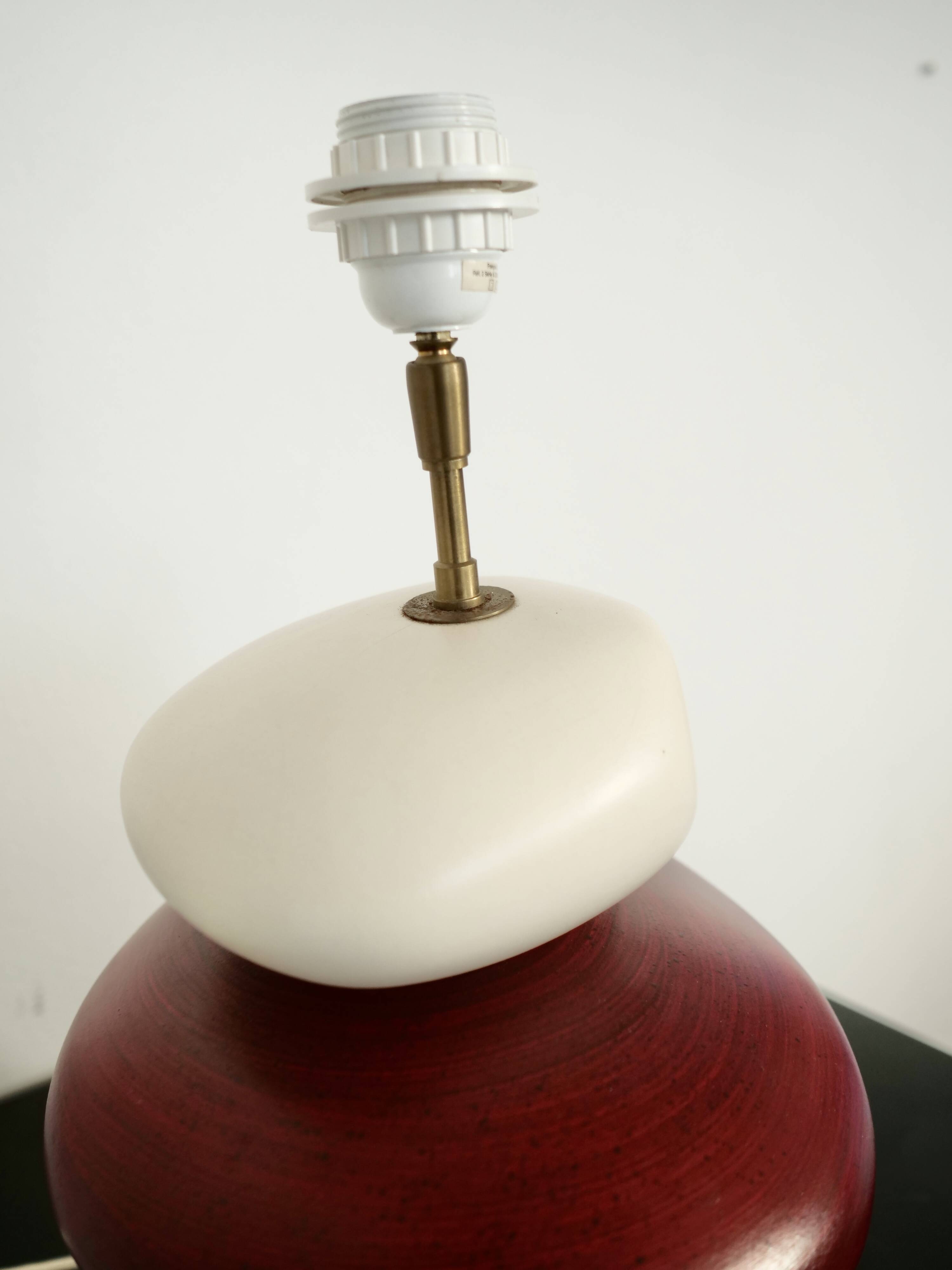 Decorative lamp François Chatain Pebble lamp 1980
