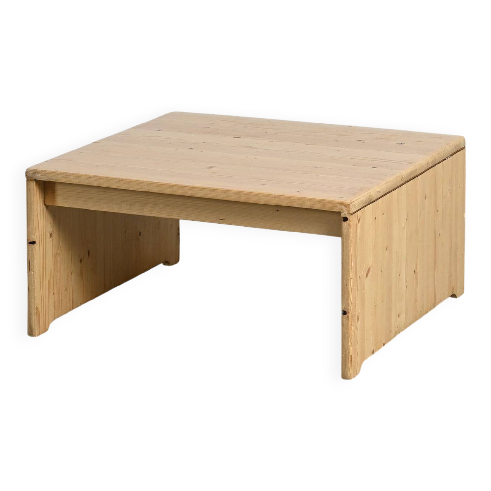 Solid pine coffee table, Les Arcs 1800.