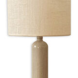 Sandstone and jute lamp