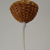 Mid-Century  Wicker Pendant from Uluv, 1960´s