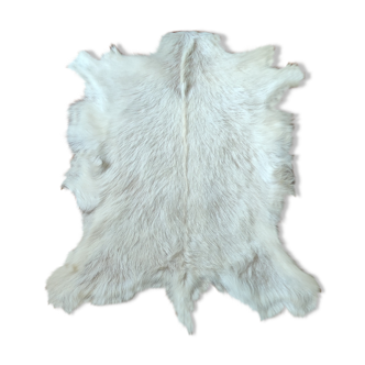 Vintage carpet goat skin 87 cm X 65.5 cm