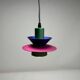 Italian Postmodern Pendant Lamps, 1980s, Set of 3