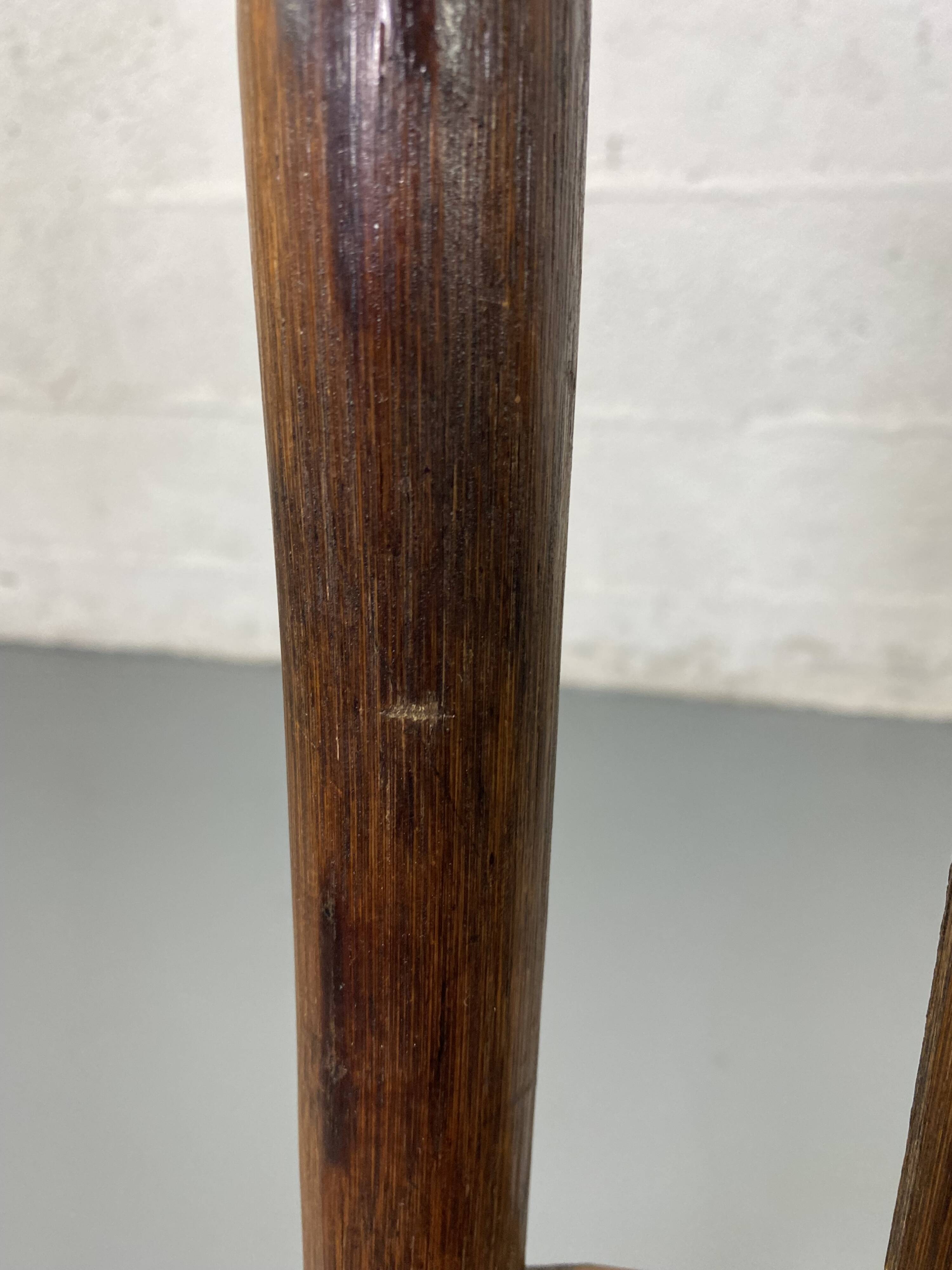 Rattan and bamboo armchair