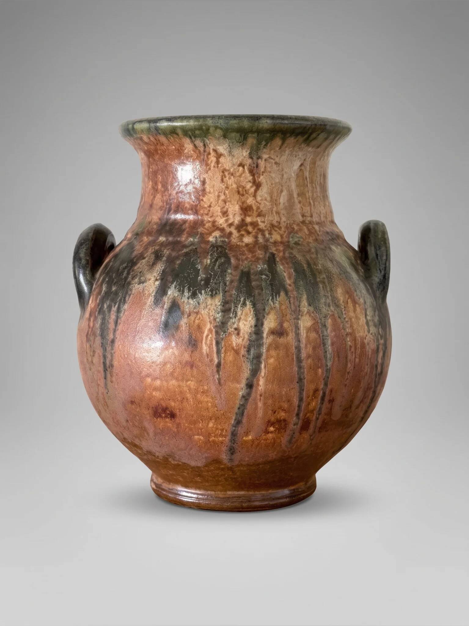 Vase Maurice Pitot en grès émaillé – Belgique – Années 60