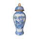Covered vase with printed Asian décor