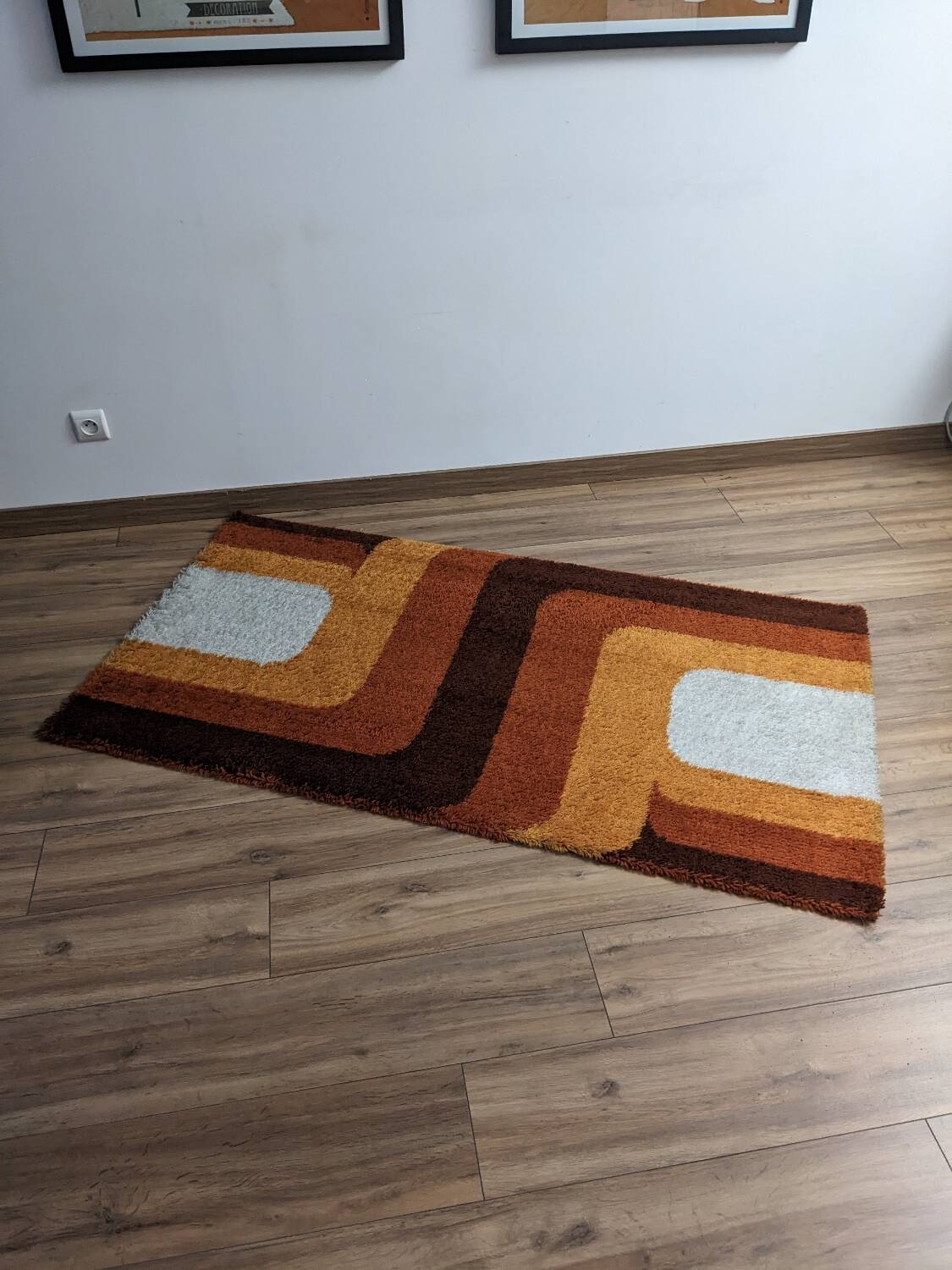 Space Age vintage rug