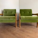 Pair of vintage Scandinavian armchairs – Eugen Schmidt / Solofor style