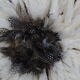 White with black heart 80/85 cm juju hat