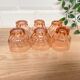 Set of 6 Luminarc pink star lenses