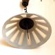 Bakelite pendant light up and down 70s Diameter 40 cm