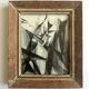 France MITROFANOFF, Untitled. Indian ink on paper. Small framed format.