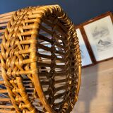 Old wicker bird cage