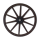 Old wooden wheel