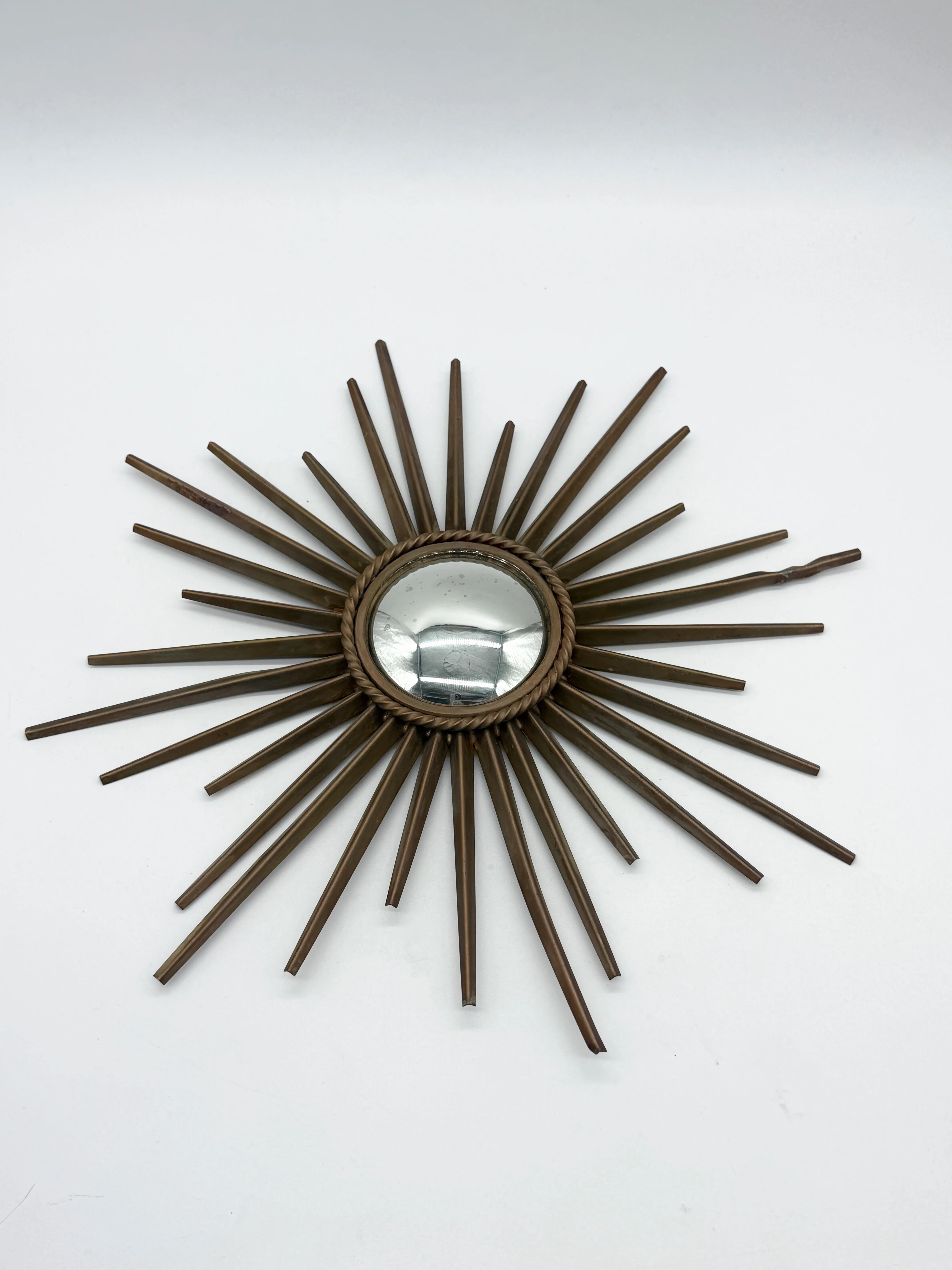 Miroir "Soleil" Chaty Vallauris, France, 1950s