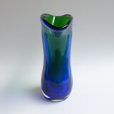 Murano Italy 1960's two-coloured vase