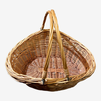 Panier de marché osier