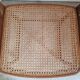 Baumann sled chair with caning