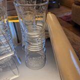 Set of 12 engraved glasses – 50s-60s