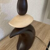 Stylised boat lamp on the wave - Louis Drimmer - 1970s