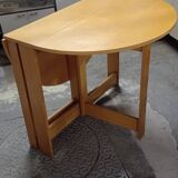 Table ovale bois pliable