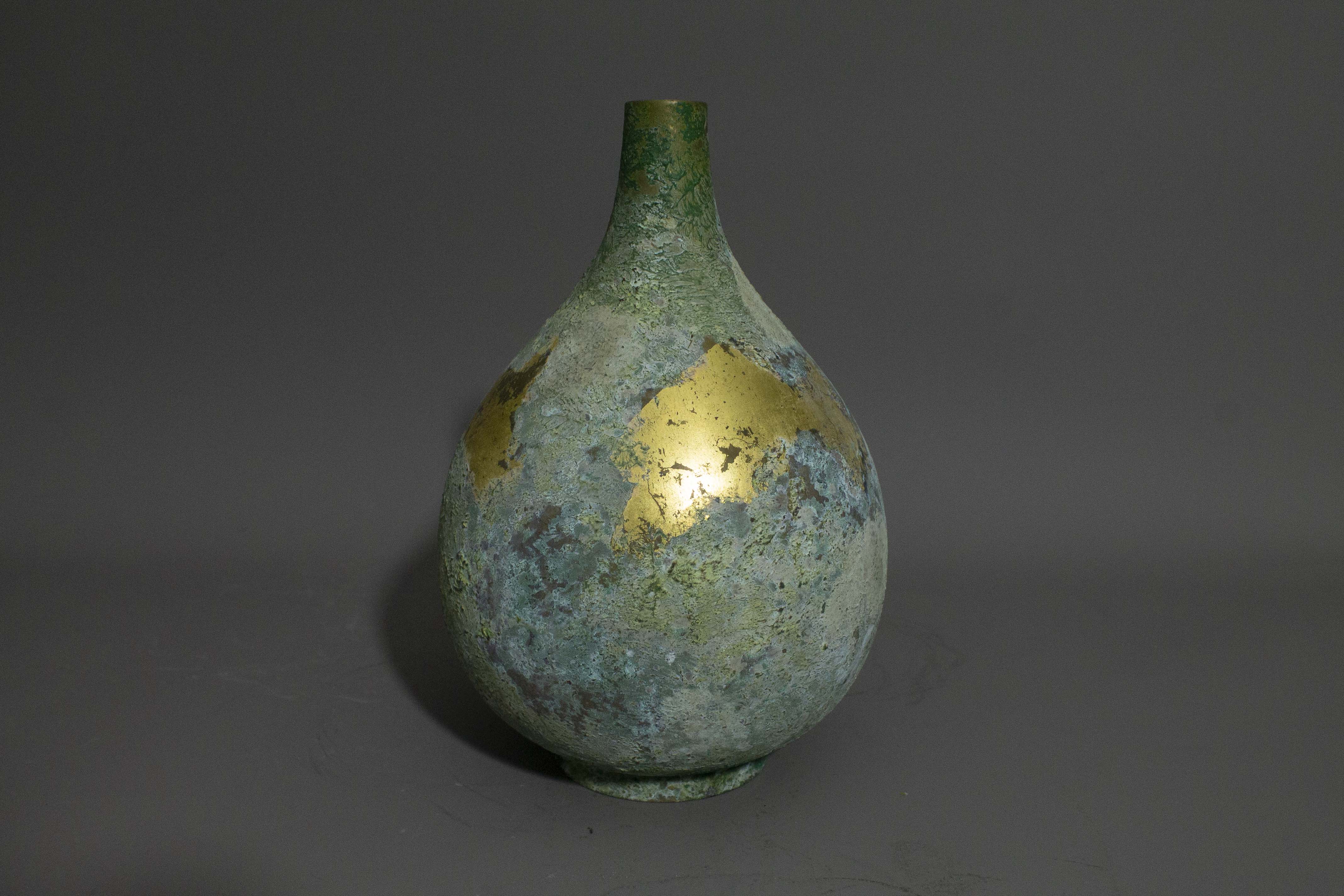 Japanese copper vase