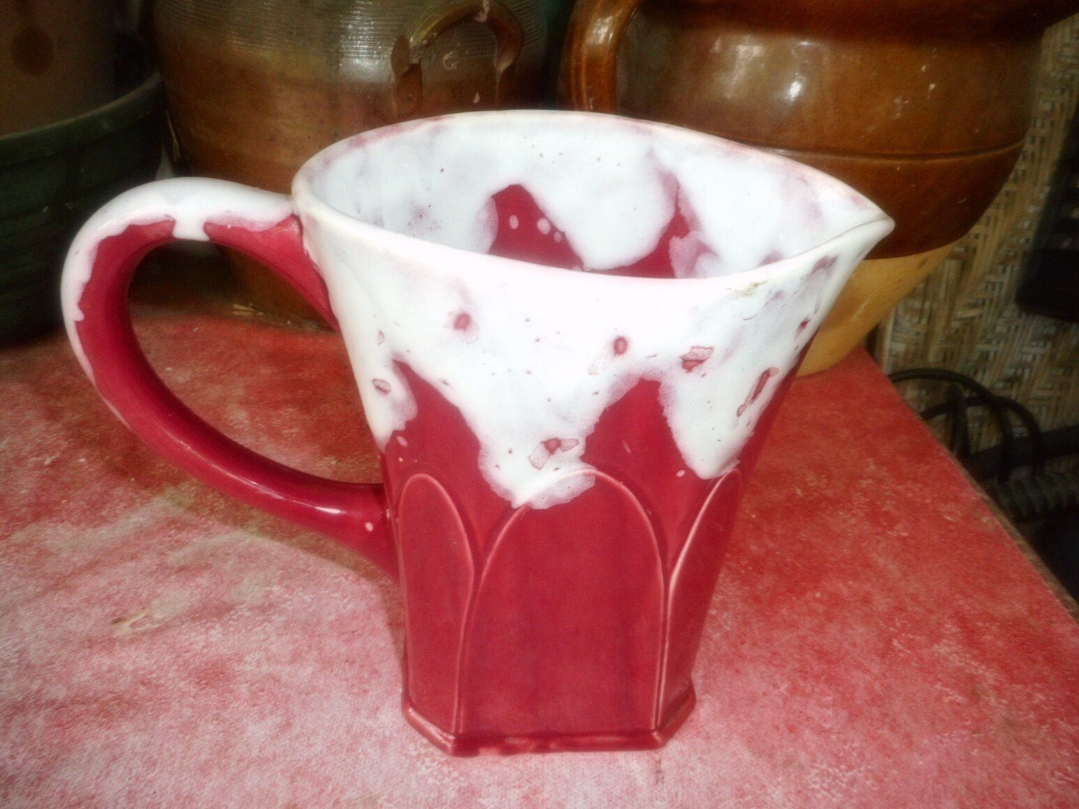 Pink pitcher