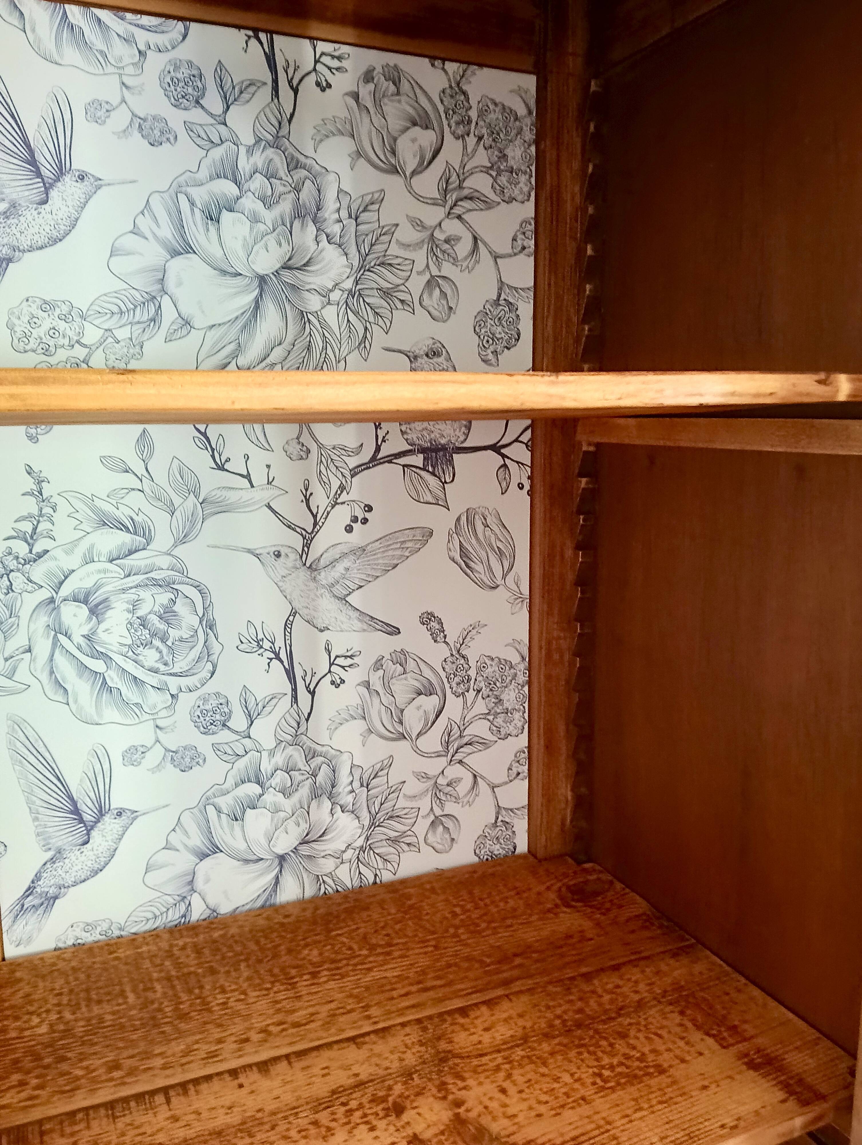 Parisian display cabinet in solid oak